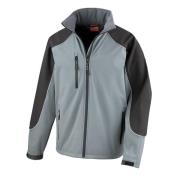 Result Heren ice fell hooded softshell ademend waterdicht jasje (345 g...