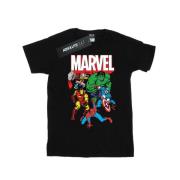 Marvel Avengers Dames hero group katoenen vriendje t-shirt