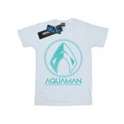 DC Comics Heren aquaman aqua logo t-shirt