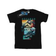 DC Comics Heren aquaman karakter tegels t-shirt