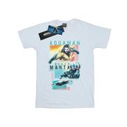 DC Comics Heren aquaman karakter tegels t-shirt