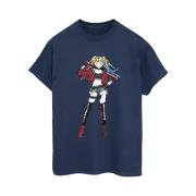 DC Comics Dames harley quinn staande houding katoenen vriendje t-shirt