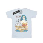 DC Comics Dames wonder woman posing katoenen vriendje t-shirt