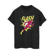 DC Comics Dames the flash running cotton boyfriend t-shirt