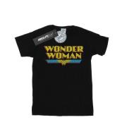 DC Comics Heren wonder woman crackle logo t-shirt