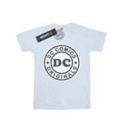 DC Comics Heren dc originals crackle logo t-shirt