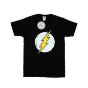 DC Comics Heren flash distressed logo t-shirt