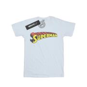 DC Comics Heren superman telescopisch gekraakt logo t-shirt