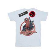 Marvel Avengers Heren deadpool pistool vinger t-shirt