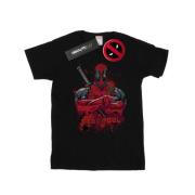 Marvel Avengers Heren deadpool pose splat t-shirt