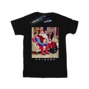 Friends Dames superman en kerstman katoenen vriendje t-shirt