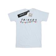 Friends Dames kerstverlichting katoenen vriendje t-shirt