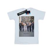 Friends Heren champagne en bloemen t-shirt