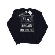 Disney Dames cars cruz ramirez blauwdruk sweatshirt