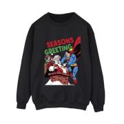 DC Comics Dames superman santa comic sweatshirt