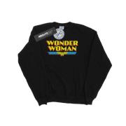 DC Comics Dames wonder woman tekst logo sweatshirt