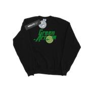 DC Comics Dames sweatshirt met groen pijl tekst logo