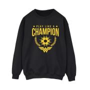 DC Comics Dames wonder woman play like a champion sweatshirt