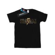 DC Comics Dames shazam tekst logo katoenen vriendje t-shirt