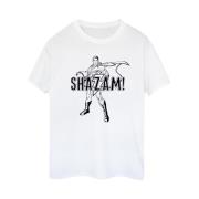 DC Comics Dames shazam outline katoenen vriendje t-shirt