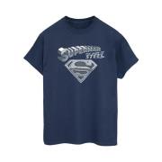 DC Comics Dames superman de man van staal katoenen vriendje t-shirt