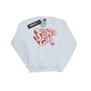 DC Comics Heren supergirl retro logo sweatshirt