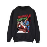 DC Comics Heren superman santa comic sweatshirt