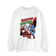 DC Comics Heren superman santa comic sweatshirt