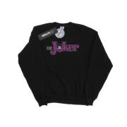 DC Comics Dames the joker crackle logo sweatshirt