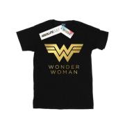 DC Comics Dames wonder woman 84 gouden logo katoenen vriendje t-shirt