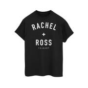 Friends Dames rachel and ross tekst katoenen vriend t-shirt