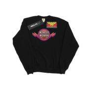 DC Comics Dames wonder woman regenboog logo sweatshirt