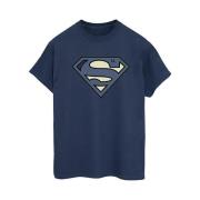 DC Comics Dames superman indigo logo katoenen vriendje t-shirt