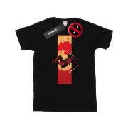 Marvel Avengers Heren deadpool bloedstrook t-shirt