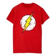 DC Comics Dames the flash distressed logo boyfriend fit katoenen t-shi...