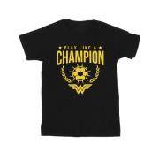 DC Comics Heren wonder woman play like a champion t-shirt