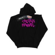 Marvel Avengers Dames captain spray text hoodie