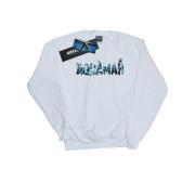 DC Comics Heren aquaman tekst logo sweatshirt