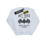 DC Comics Dames batman my dad is a superhero sweatshirt