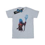 DC Comics Heren aquaman strijd silhouet t-shirt