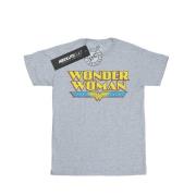 DC Comics Heren wonder woman crackle logo t-shirt