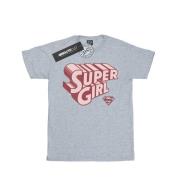 DC Comics Dames supergirl retro logo boyfriend t-shirt