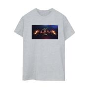 DC Comics Dames the flash logo cotton boyfriend t-shirt