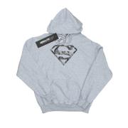 DC Comics Heren superman marble logo hoodie