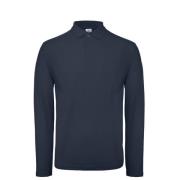 B and C Heren id.001 poloshirt met lange mouwen