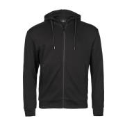 Tee Jays Heren interlock geribde full zip hoodie