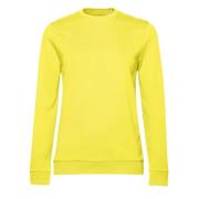 B and C Dames frans terry sweatshirt met inzetstuk