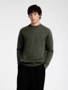 Selected Slhdane ls knit structure crew neck