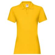 Fruit of the Loom Dames premium effen poloshirt