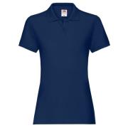 Fruit of the Loom Dames premium effen poloshirt